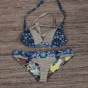 Maaji swim suit.  EUC. Top Medium.  Bottom large